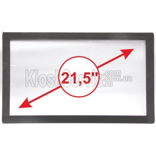 Сенсорная панель (сенсорное стекло) LED I-Touch инфракрасная 21,5 дюймов, 3 мм, 16:9 без рамки, широкоформатная