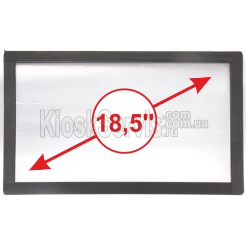 Сенсорная панель (сенсорное стекло) LED I-Touch инфракрасная 18,5 дюймов, 3 мм, 16:9 без рамки, широкоформатная